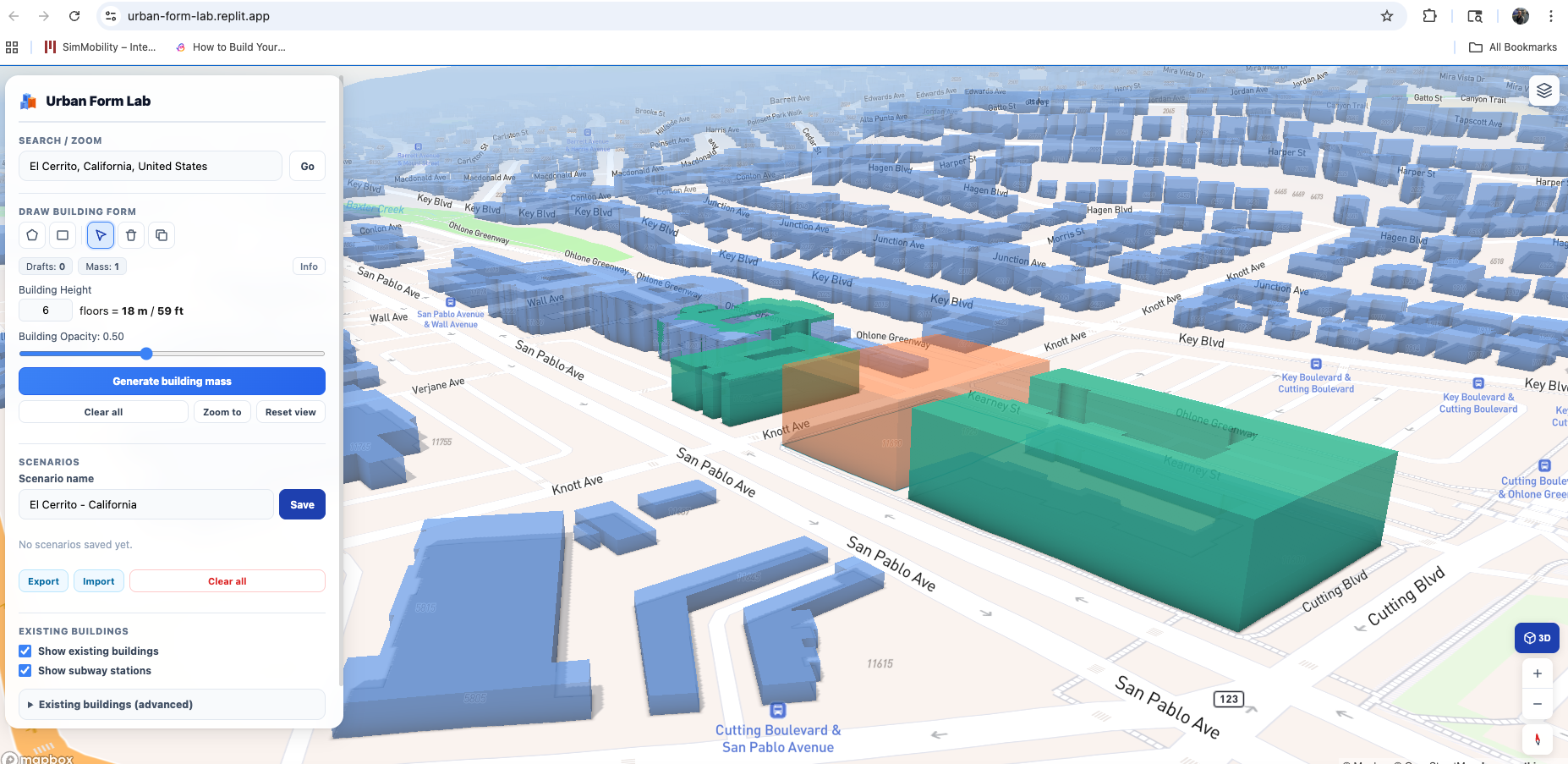 Urban Form Lab screenshot